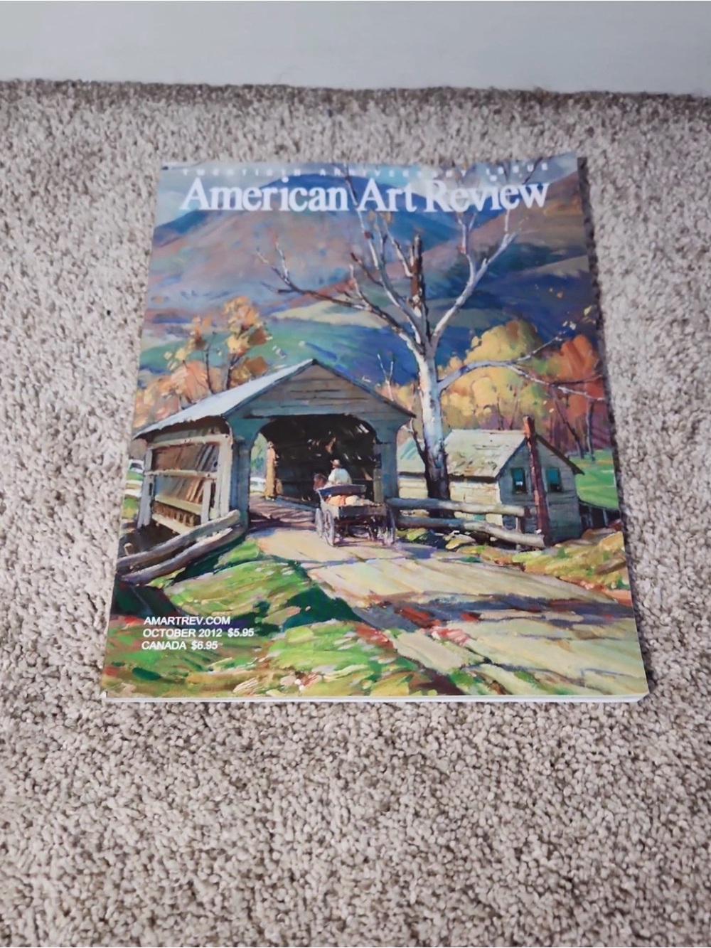 American Art Review Coffee Table Book - Multi-Color Art Cover